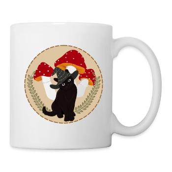 Witch kitten - Mug - white - Right