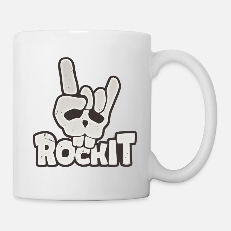 Rockit - Tasse - Weiß