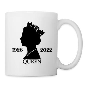 British Queen Elizabeth II 1926 - 2022 - Mug - white - Right