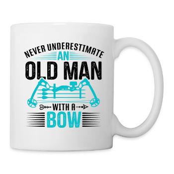 Tir à l’arc Archer Old Man - Mug blanc - blanc - Droite