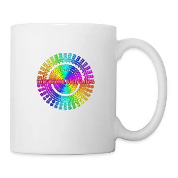 Es dreht sich alles, eventuell zu viel getrunken.. - Tasse - Weiß - Rechts