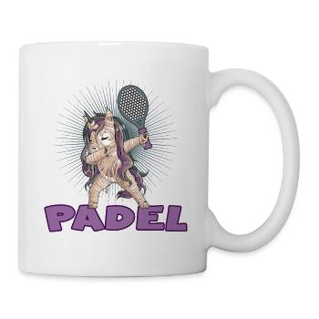 Padel Padeltennis Padeltennis-Einhorn-Queen - Tasse - Weiß - Rechts