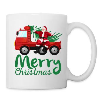 CAMION PAPA NOEL - Mug blanc - blanc - Droite