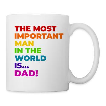 Papa - Mug blanc - blanc - Droite
