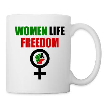 Women life freedom - Mug - white - Right