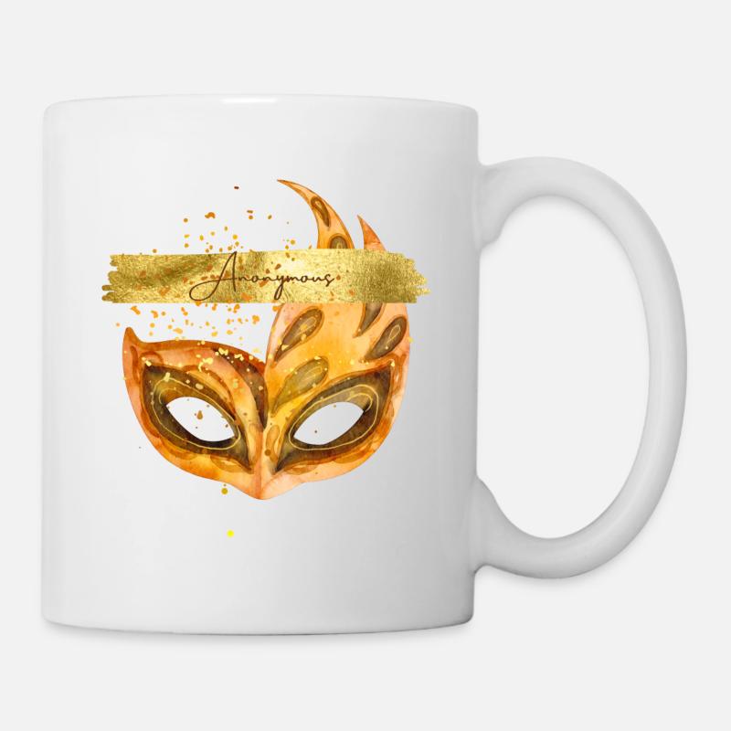 Anonymous mask. - Mug - white