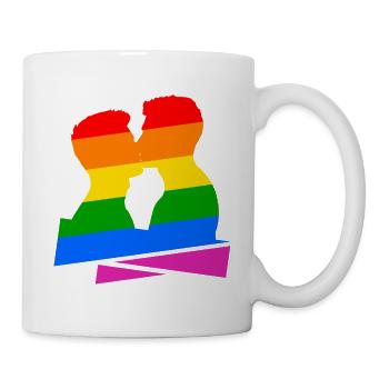 Rainbow Kiss - Mug - white - Right