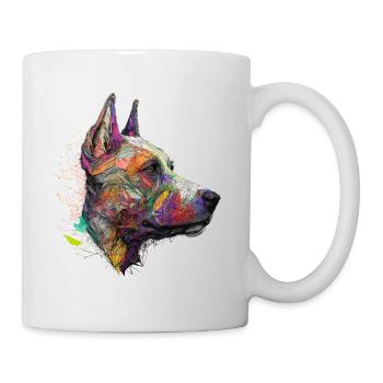 Dog Dog Motif Animaux Gift Art Animal Motif - Mug blanc - blanc - Droite