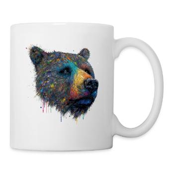 Bear Bear Animals Gift Art Animal Motif - Mug - white - Right