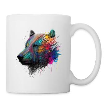 Bear Bear Animals Gift Art Animal Motif - Mug - white - Right