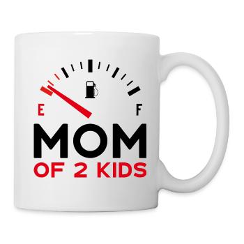 MOM OF 2 KIDS MOTHER'S DAY - Mug - white - Right