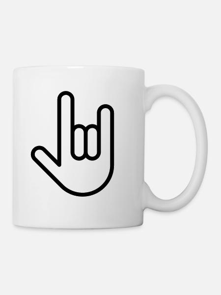 Enseignes Heavy Metal - Mug blanc - blanc