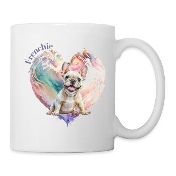 frenchie love - Mug - white - Right