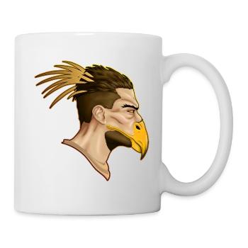 Homme de proie - Mug blanc - blanc - Droite