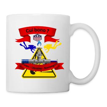Cui bono Pipeline - Tasse - Weiß - Rechts