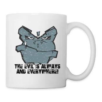 Gorilla - Le mal est toujours et partout - Mug blanc - blanc - Droite