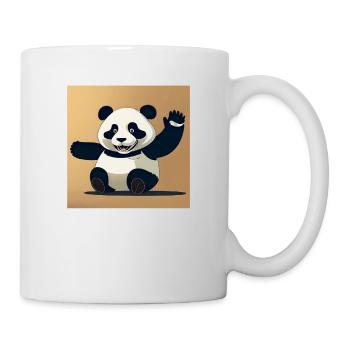 Lustiges Shirt / Lustige Sprüche - Panda Spruch - Tasse - Weiß - Rechts