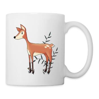 Reh Rita - Tasse - Weiß - Rechts