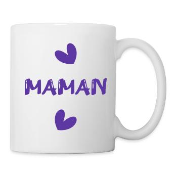 BONNE FÊTE MAMAN. MAMAN. FÊTE DES MÈRES. FÊTE - Mug blanc - blanc - Droite