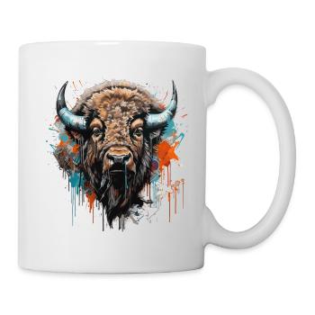 King of the Prairie - Street Art - Mug - white - Right