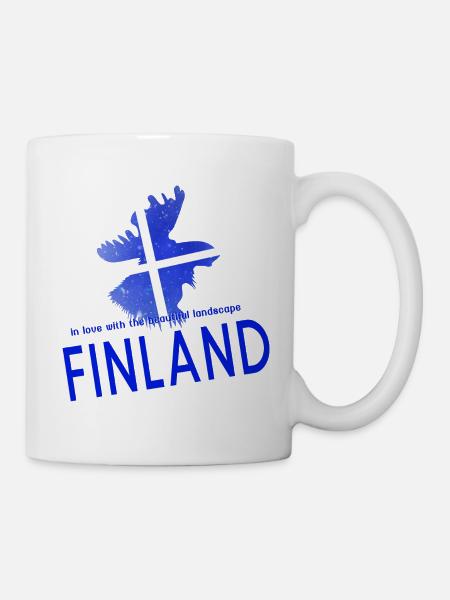Finland Suomi - Tasse - Weiß