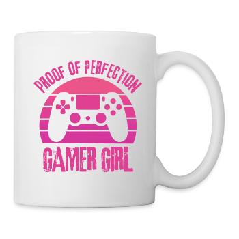 Gamer girl Proof of Perfection - Mug - white - Right