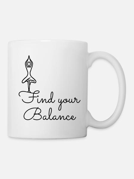 Find your Balance - Mug - white