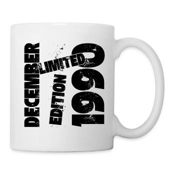 DEZEMBER LIMITIERTE AUFLAGE 1990 - Tasse - Weiß - Rechts