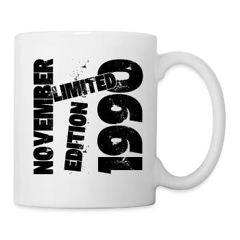NOVEMBER LIMITIERTE AUFLAGE 1990 - Tasse - Weiß - Rechts