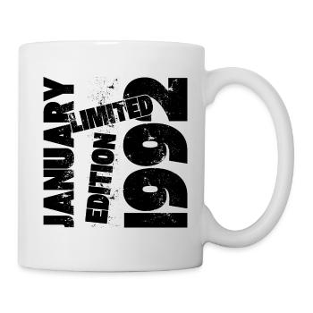 JANUAR 1992 LIMITIERTE AUFLAGE - Tasse - Weiß - Rechts
