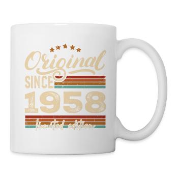 Original 1958 Vintage - 1958 Birthday Gift - Mug - white - Right