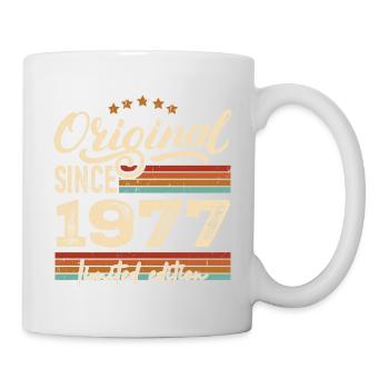 Original 1977 Vintage - Cadeau D’anniversaire 1977 - Mug blanc - blanc - Droite