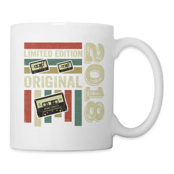 Vintage 2018 - Retro Birthday Quote 2018 - Mug - white - Right