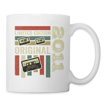 Millésime 2011 - Citation d’anniversaire rétro 2011 - Mug blanc - blanc - Droite