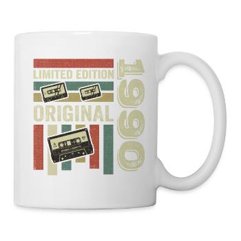 Vintage 1990 - Retro Geburtstagsspruch 1990 - Tasse - Weiß - Rechts