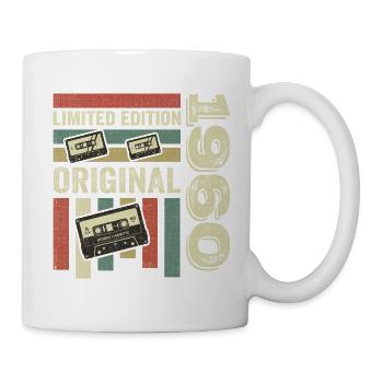 Vintage 1960 - Retro Geburtstagsspruch 1960 - Tasse - Weiß - Rechts