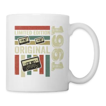 Millésime 1961 - citation d’anniversaire rétro 1961 - Mug blanc - blanc - Droite