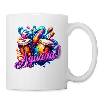 salsa claim aguaa - Tasse - Weiß - Rechts