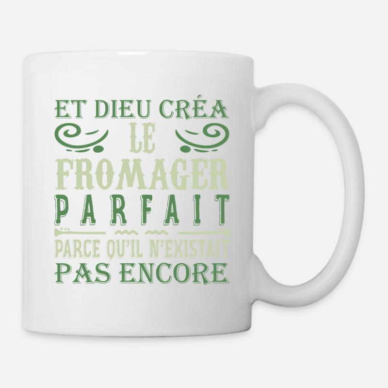 Fromager Cadeau Drôle Fromage Fromagerie - Mug blanc - blanc