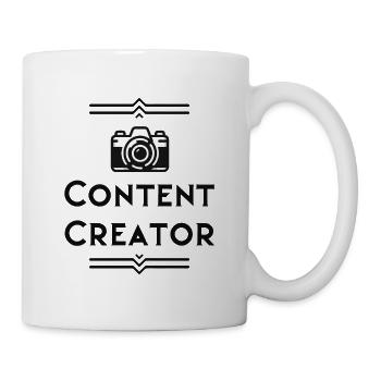 Créateur de contenu créatif - Mug blanc - blanc - Droite