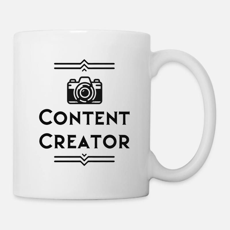 Kreativer Content-Ersteller - Tasse - Weiß