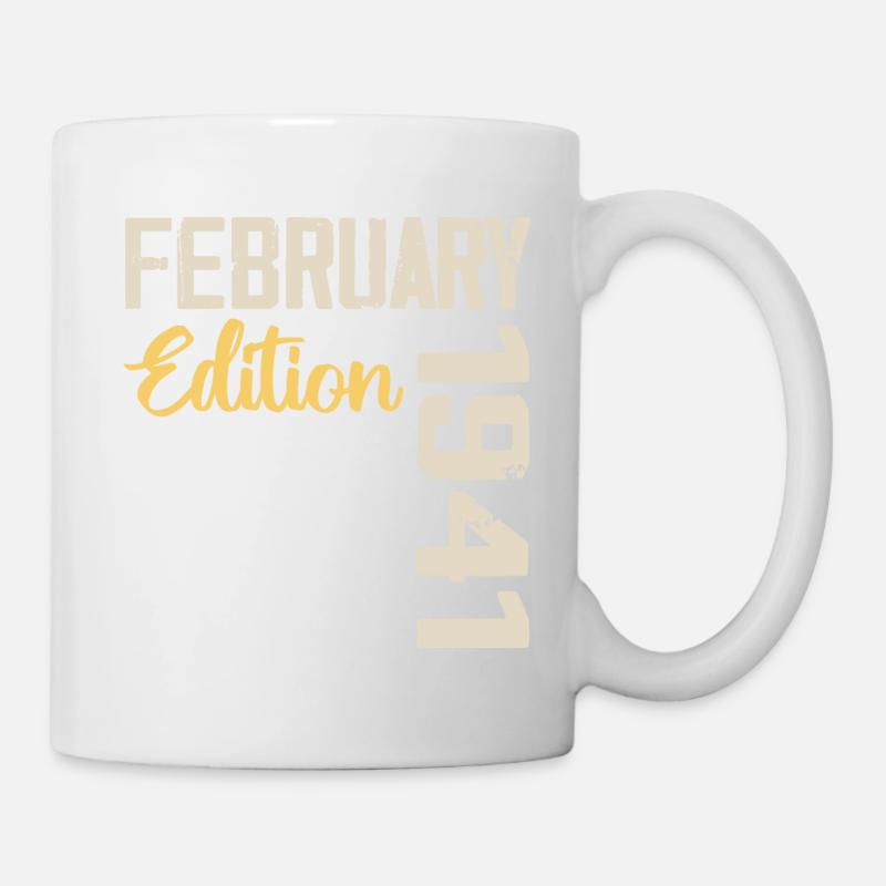 Februar 1941 Geburtstag Februar 1941 Retro - Tasse - Weiß