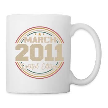 Awesome Since March 2011 Birthday 2011 Gift - Mug - white - Right