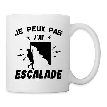 I can't I climbed - Mug - white - Right