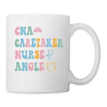 CNA Nursing Quotes Funny Nurse Lovers Cute CNA - Mug - white - Right