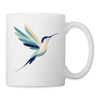 Kolibri im Flug - Tasse - Weiß - Rechts