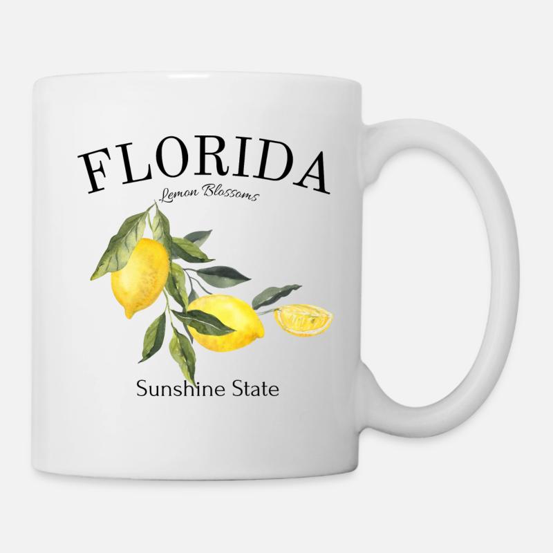 Florida - Sunshine State - Miami - Orlando - USA - Tasse - Weiß