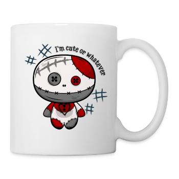 Poupée magique « Je suis mignonne ou autre » - Mug blanc - blanc - Droite