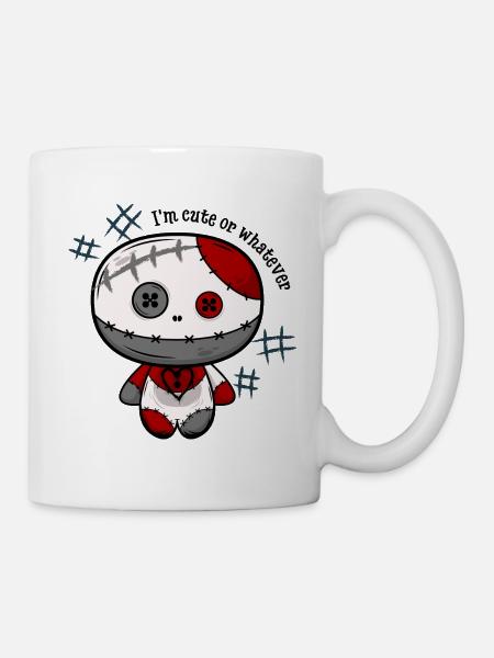 Magic doll "I'm cute or whatever" - Mug - white