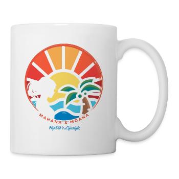 SUNSET MAHANA & MOANA - Mug blanc - blanc - Droite